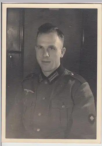 (F22563) Orig. Foto deutscher Soldat, Porträt 1936/37