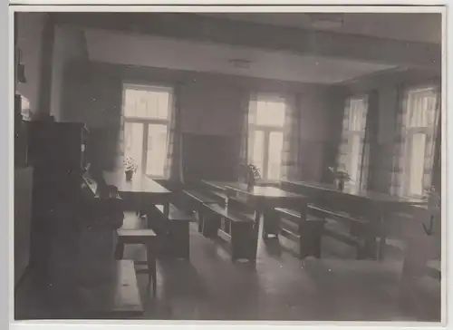 (F22301) Orig. Foto Tagesraum im Kinderheim Sankt Peter-Ording 1930er