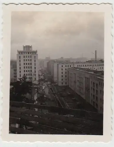 (F22087) Orig. Foto Berlin, neues Hochhaus Marschlewskistraße 1950er