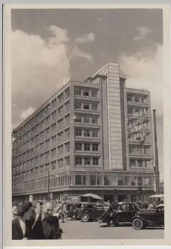 (F22036) Orig. Foto Berlin Alexanderplatz, Gebäude neben Haus der Jugend 1950er