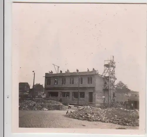 (F22025) Orig. Foto Nordhausen, Wiederaufbau Stadthaus, Baustelle 1940/50er