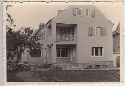 (F21992) Orig. Foto Berlin Dahlem, Wohnhaus 1952