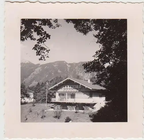 (F21875) Orig. Foto Bad Reichenhall, großes Haus 1938