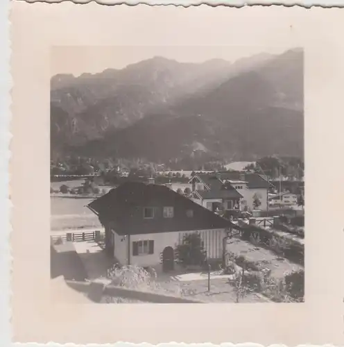 (F21874) Orig. Foto Bad Reichenhall, Blick aus Feuerwehrheim 1938