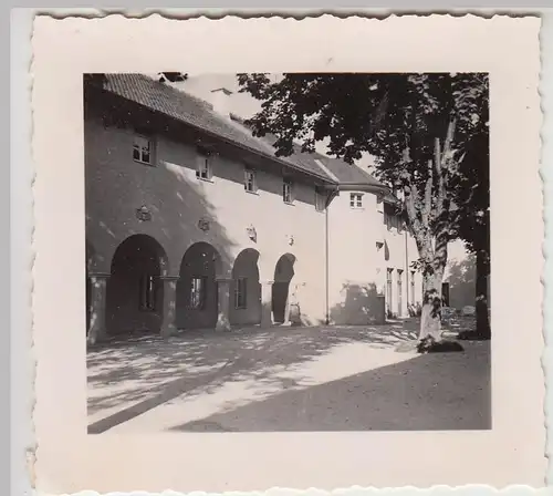 (F21872) Orig. Foto Bad Reichenhall, Gebäude m. Arkaden 1938