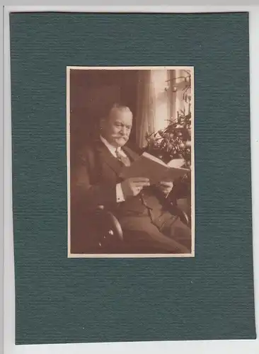 (F21859) Orig. Foto Porträt Geheimrat Heinrich von Handl 1920er