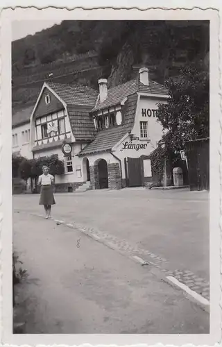 (F21710) Orig. Foto Walporzheim, Hotel Zum Sänger 1939