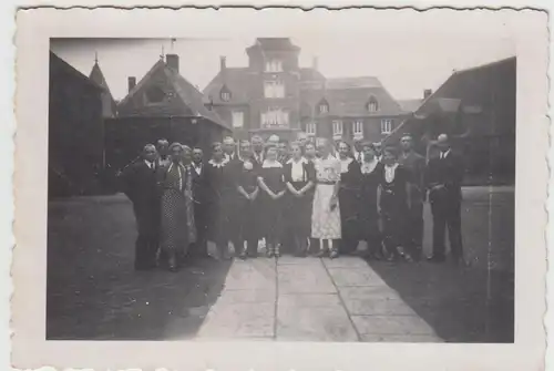 (F21691) Orig. Foto Kegelclub >Gemütlichkeit< in Deininghausen 1938