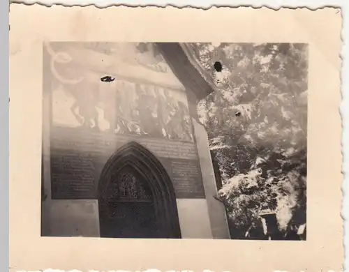 (F21558) Orig. Foto Amras, Kreuzkapelle am Tummelplatz 1939