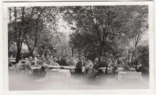 (F21500) Orig. Foto Gartenlokal zw. Brieselang u. Falkensee 1939