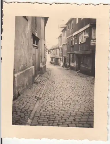 (F21484) Orig. Foto Butzbach, Gasse 1938