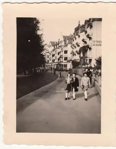 (F21471) Orig. Foto Bad Nauheim, Straßenpartie 1938