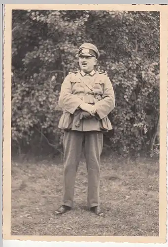 (F21451) Orig. Foto deutscher Soldat in Burgheim (Bay.) 1938