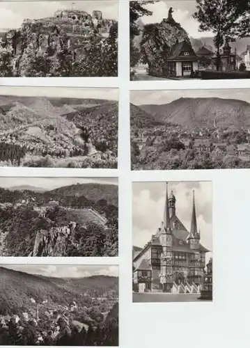 (F214) Original Foto 1968 Bodetal / Harz, 10 Fotos im Mäppchen