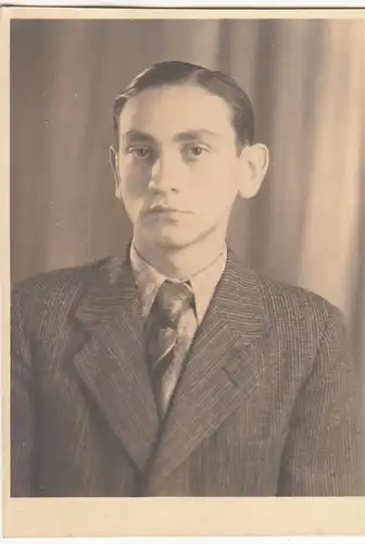(F21315) Orig. Foto Porträt junger Mann 1930er