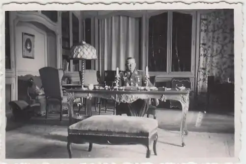 (F2119) Orig. Foto 2.WK, Schreibstube des Kompanie-Chefs, 1940er