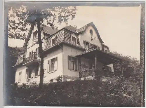 (F21129) Orig. Foto unbekanntes Haus, Villa Jägerhaus 1910er