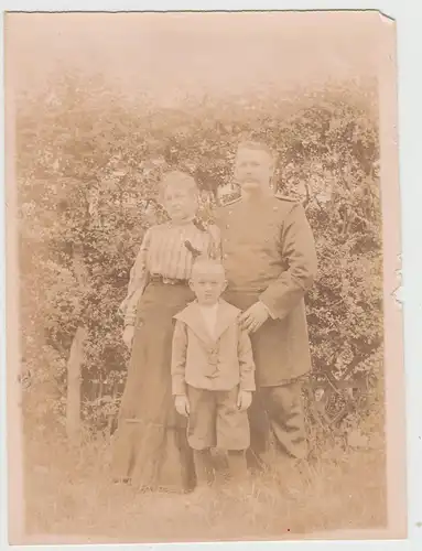 (F21116) Orig. Foto Familie im Freien 1910er