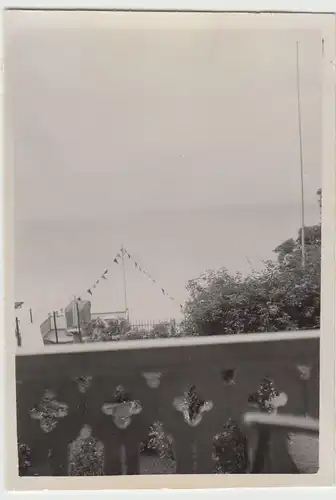 (F21031) Orig. Foto Sassnitz, Blick vom Balkon auf die Ostsee 1937