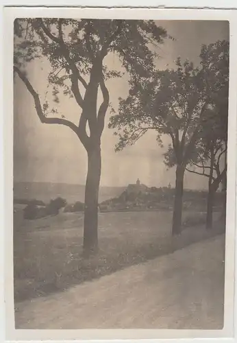 (F21020) Orig. Foto Blick zur Burg Ranis 1936