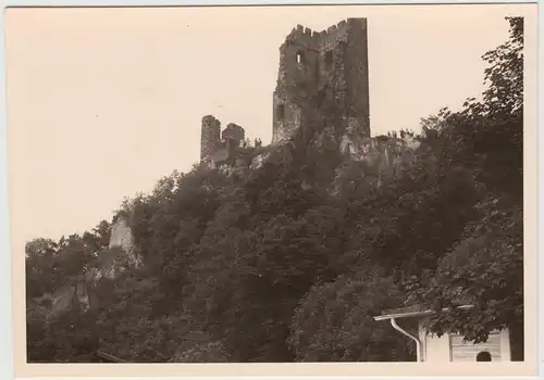 (F20938) Orig. Foto Ruine Drachenfels 1957