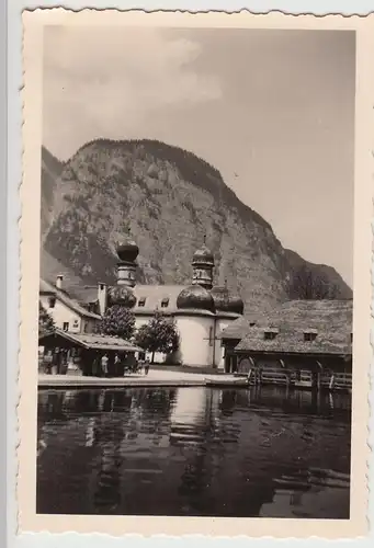 (F20900) Orig. Foto St. Bartholomä am Königssee 1956