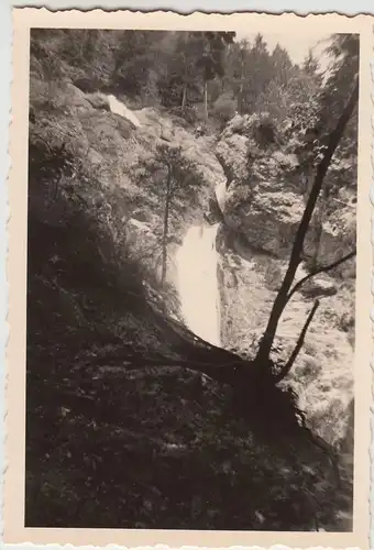 (F20898) Orig. Foto Almbachklamm 1956