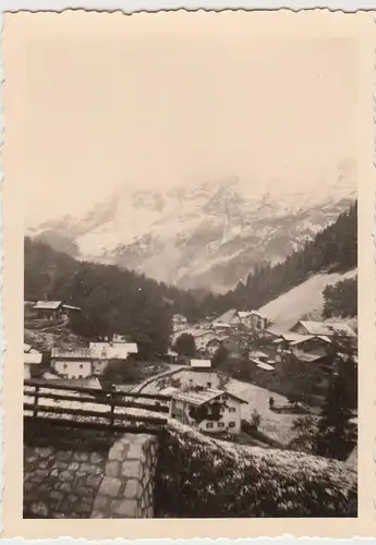 (F20881) Orig. Foto Ramsau, Schneefall im Mai 1956