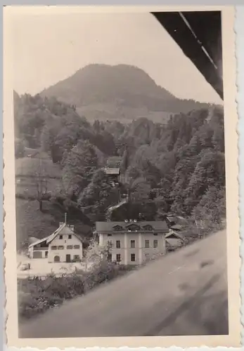 (F20873) Orig. Foto Ramsau, Blick vom Haus Freiblick a. Zipfhäusl 1956