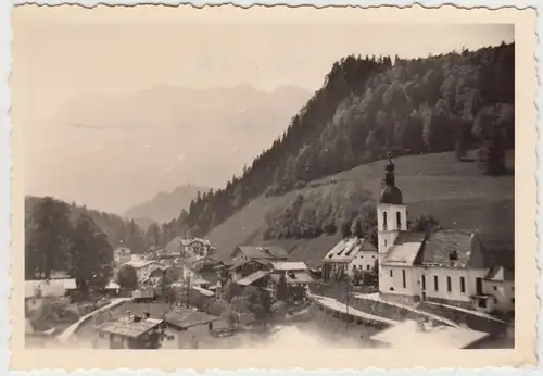 (F20872) Orig. Foto Ramsau, Blick vom Haus Freiblick 1956