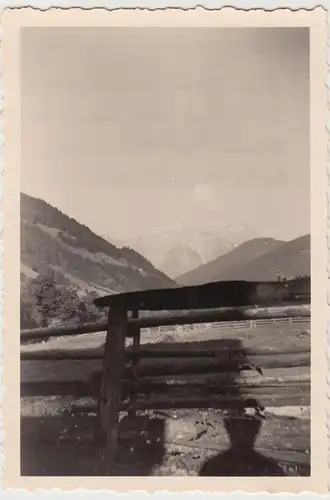 (F20871) Orig. Foto Ramsau, Blick vom Zipfhäusl zum Watzmann 1956