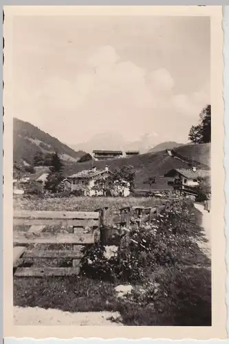 (F20868) Orig. Foto Ramsau, Blick zum Haus Freiblick 1956