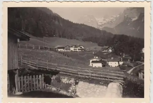 (F20864) Orig. Foto Reiteralpe, Blick aus Pension 1956