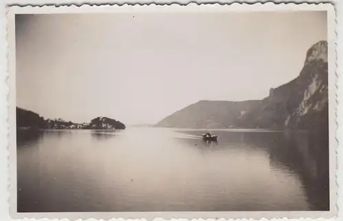 (F20829) Orig. Foto Blick über den Traunsee 1935