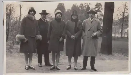 (F20703) Orig. Foto Leiden, Personen im Van der Werfpark 1929