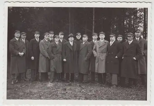 (F20464) Foto Wandertag d. Oberprima Diepholz, zw. Spreckel u. St. Hülfe 1932