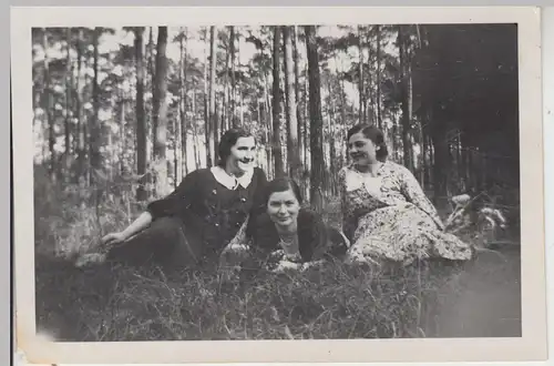 (F20374) Orig. Foto Frauen im Wald 1930er
