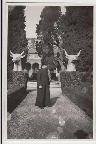 (F20357) Orig. Foto Rom, Herr in den Diokletiansthermen 1930er