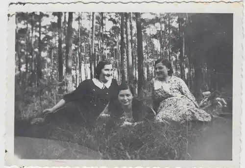 (F20335) Orig. Foto Frauen im Wald 1930er