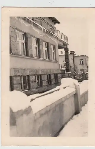 (F20320) Orig. Foto Rabka-Zdrój, Wohnhaus im Winter 1943