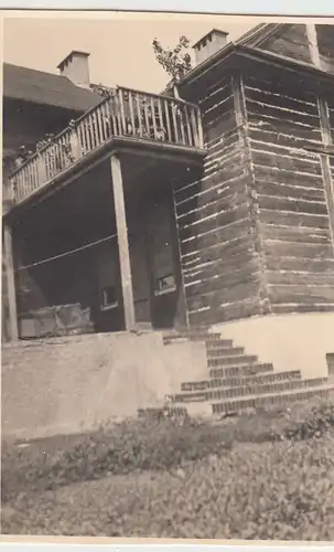 (F20299) Orig. Foto Haus mit Veranda in Rogó?no 1943