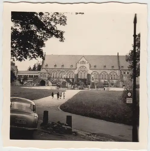 (F20093) Orig. Foto Goslar, Kaiserpfalz 1955