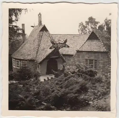 (F20080) Orig. Foto Bad Harzburg, Café Winuwuk 1955