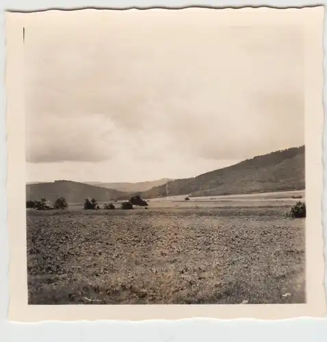 (F20072) Orig. Foto Landschaft zwischen Seesen und Goslar 1955