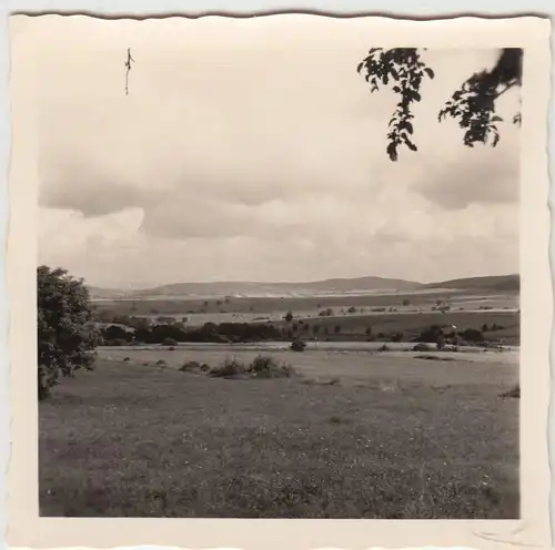 (F20071) Orig. Foto Landschaft zwischen Seesen und Goslar 1955