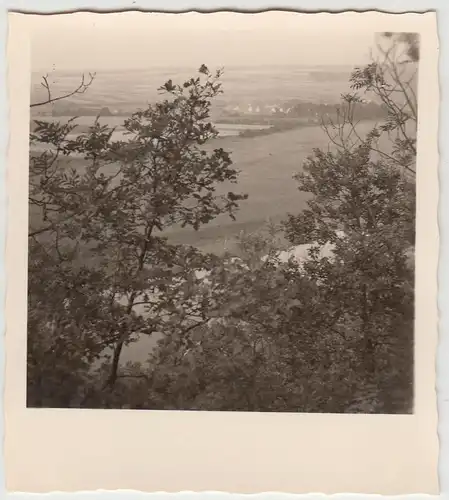 (F20026) Orig. Foto Blick auf die Weser 1954