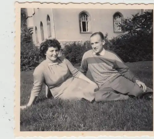 (F19847) Orig. Foto Berlin, Personen am Amtsgericht Brunnenplatz 1958