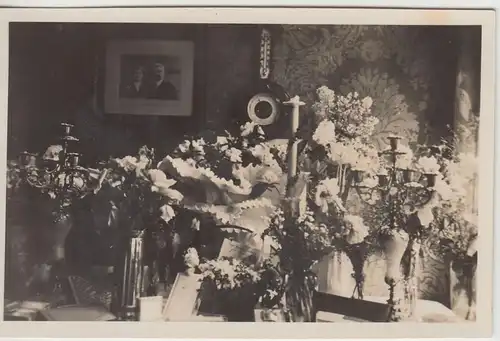 (F19603) Orig. Foto Kommunion, Geschenketisch 1931