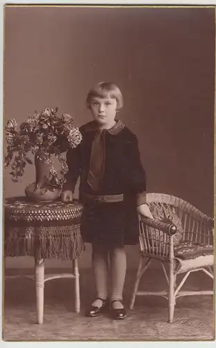 (F19457) Orig. Foto Mädchen, Kabinettfoto Limbach i.Sa. 1930er