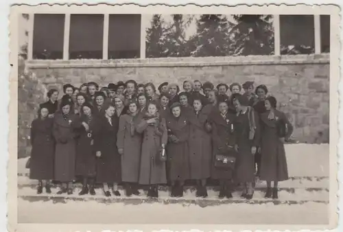 (F19452) Orig. Foto Schwarzenberg, Gruppenbild an der Thingstätte 1930/40er